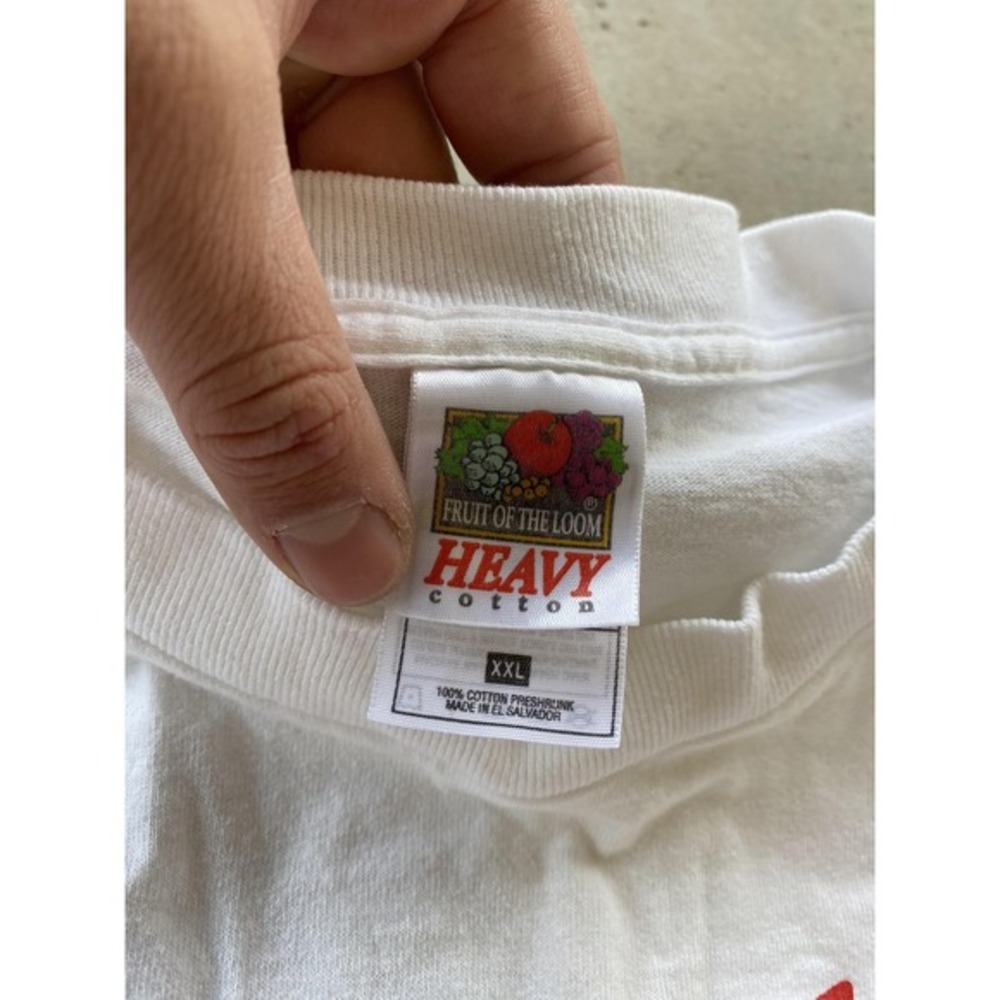 Jacks Bar San Francisco Shirt Mens 2XL White American Flag Graphic Patriotic Tee - Picture 8 of 13